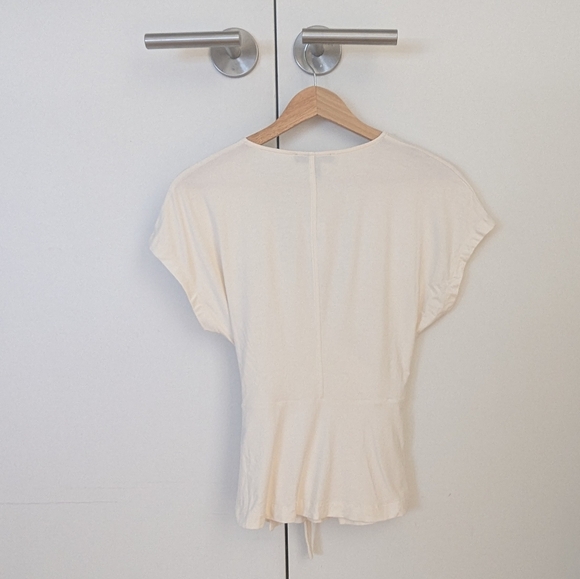 Banana Republic Belted Wrap Top NWT - Picture 6 of 7